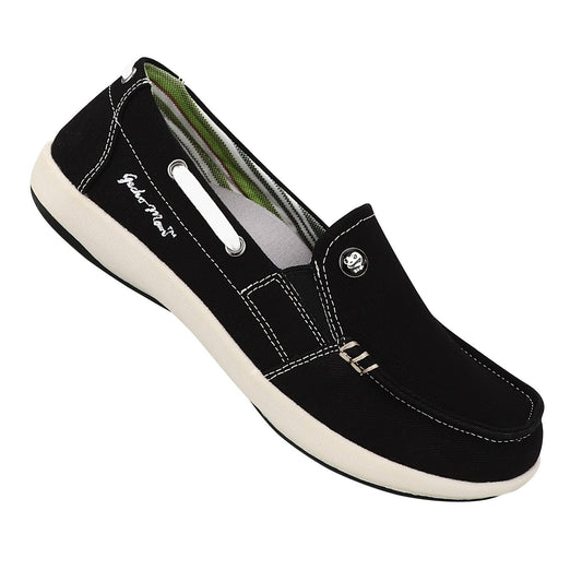 #1 Plantar Fasciitis Shoes For Women, Premium Arch Support Insoles, 180-Day Wear Test - Geckoman Shoes, Black / 7