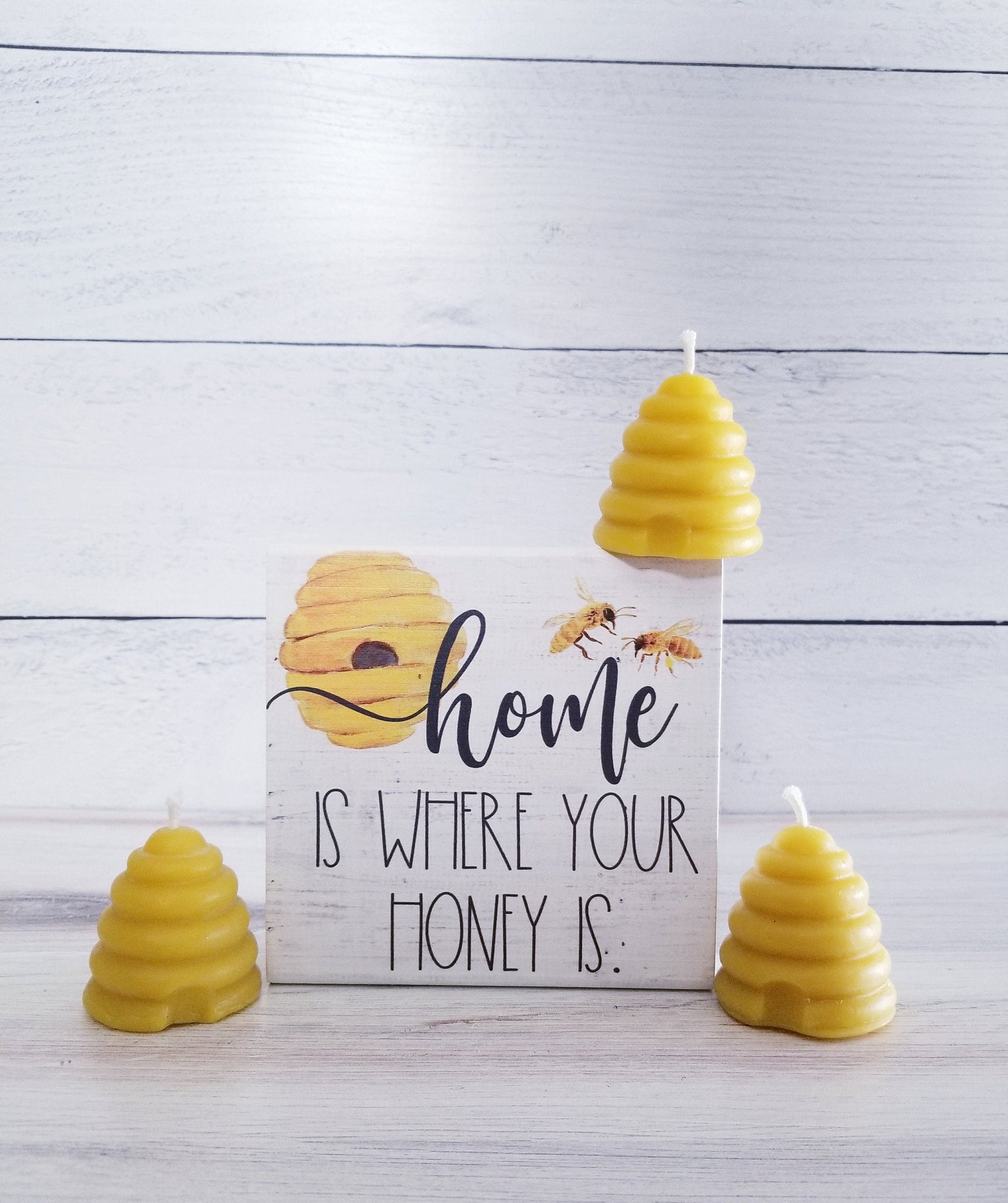 Mini-Skep Votive Candles (Set of 3)| 100% Pure Beeswax Candles
