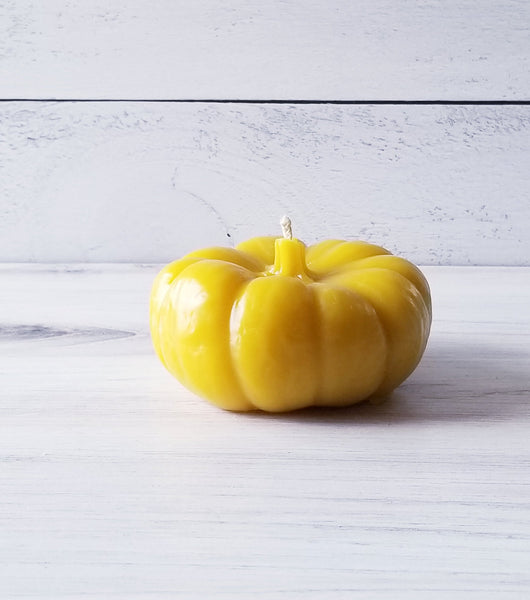 Large Pumpkin Candle| 100% Beeswax Candle
